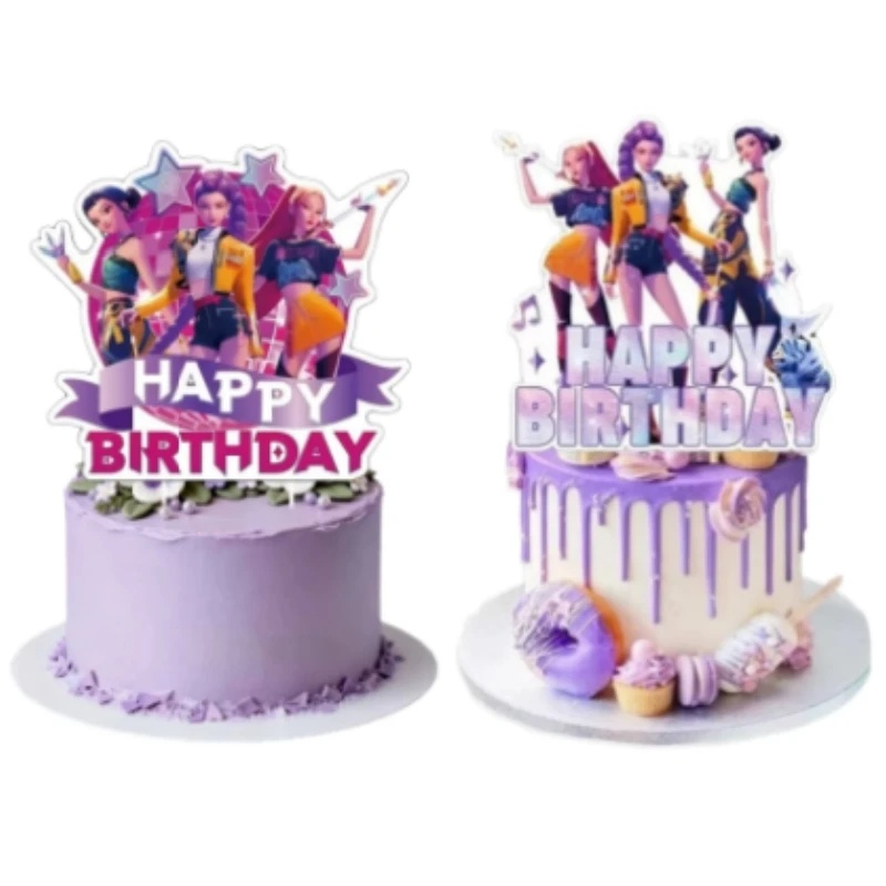Supply Event - ท็อปเปอร์เค้กอนิเมะสาวๆ ลูมิ มิลา โซอิ นักล่าแม่มด ของตกแต่งงานวันเกิด