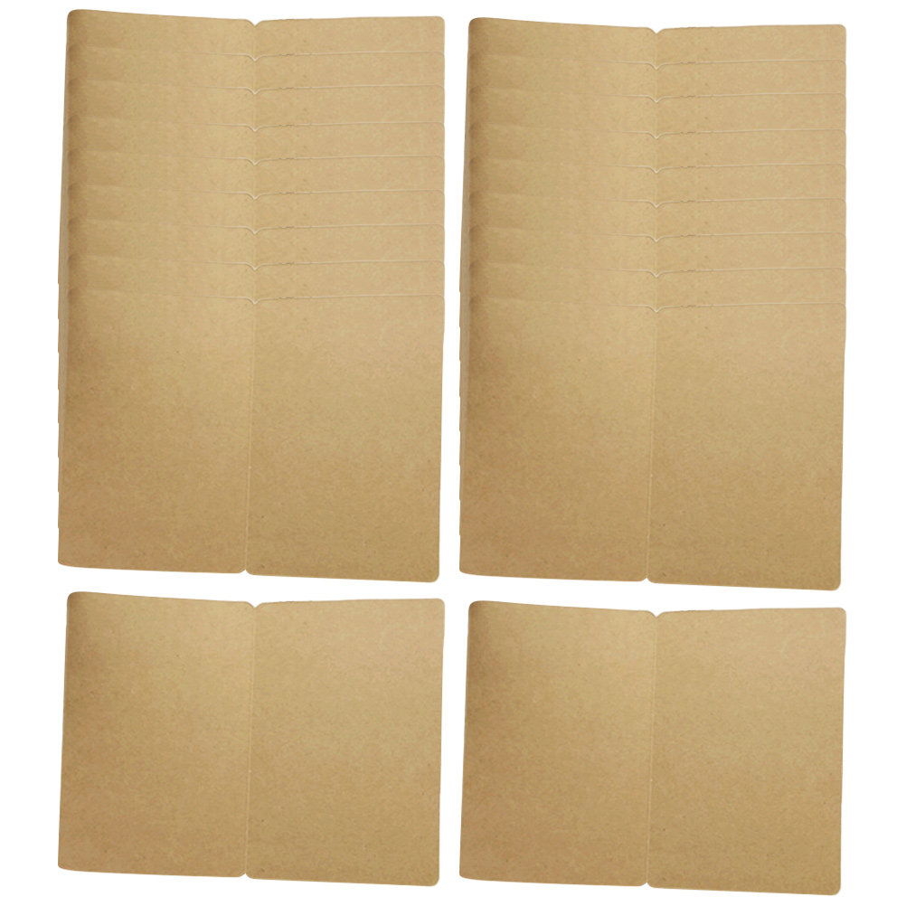 Papercraft Supply Invitation - การ์ดเปล่าสไตล์เรโทร 20 ใบ ทำจากกระดาษคราฟท์ สำหรับงาน DIY