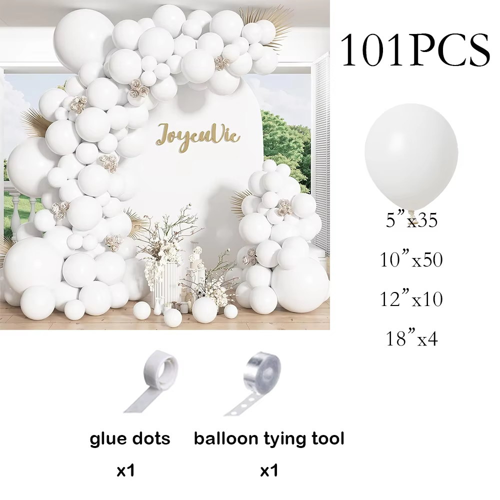 ชุดลูกโป่งธีมงานแต่งงาน ชุดตกแ - Balloon Arch Kit บทวิจารณ์และราคา