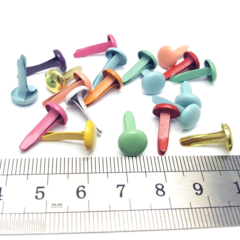500pcs 8mm โลหะ Brads สมุดภาพอ - Papercraft Supply Invitation บทวิจารณ์และราคา