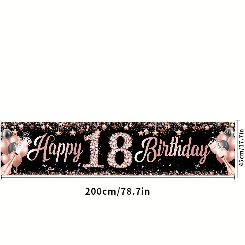 แบนเนอร์วันเกิดครบรอบ 18 ปี, ข - Party Banner Gold บทวิจารณ์และราคา