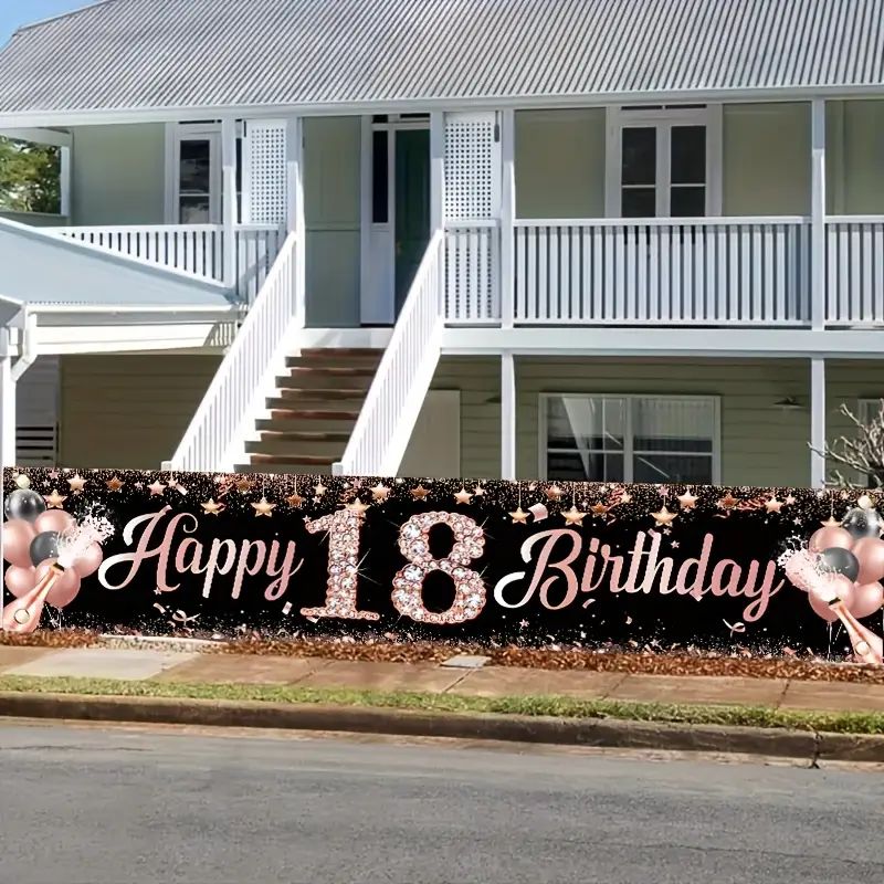 แบนเนอร์วันเกิดครบรอบ 18 ปี, ข - Party Banner Gold บทวิจารณ์และราคา