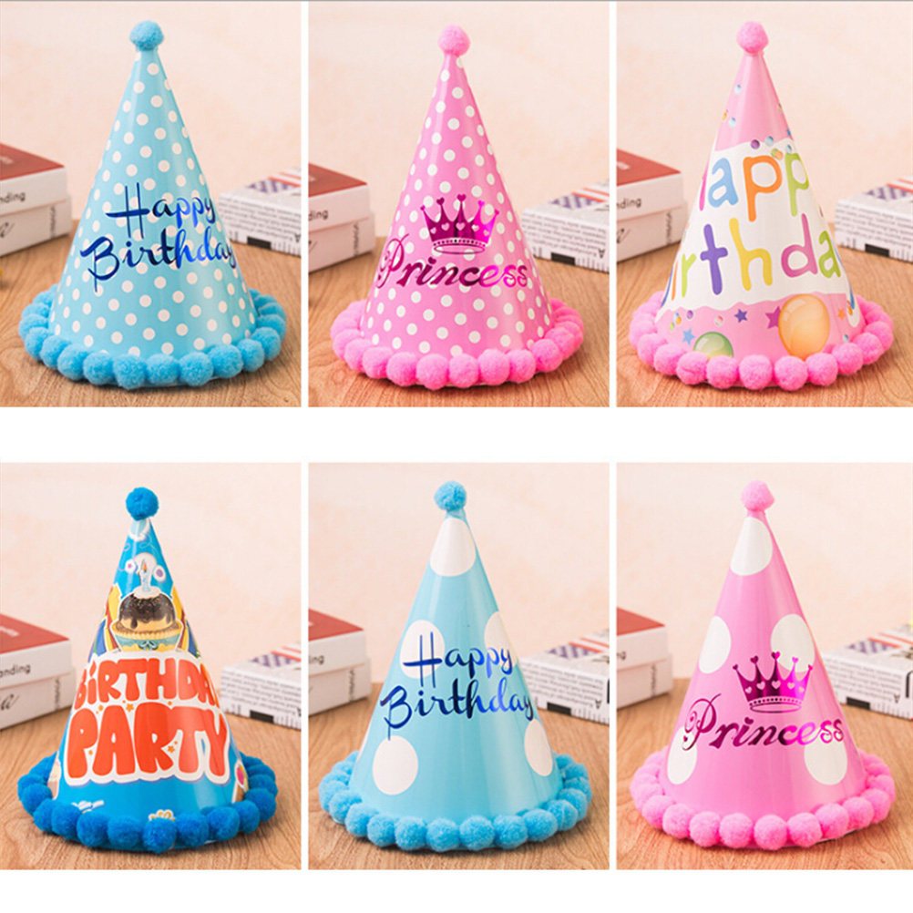 12 ชิ้นหมวกปาร์ตี้วันเกิดสีสัน - Party Hat Cone บทวิจารณ์และราคา