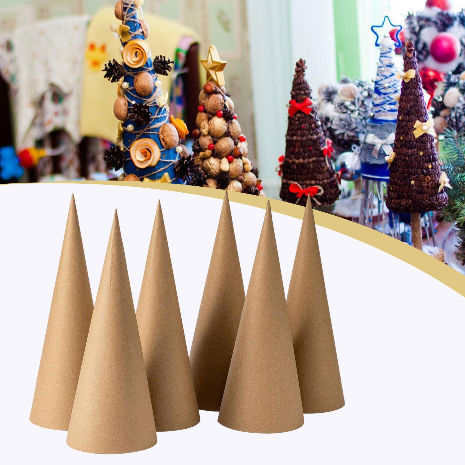กรวยกระดาษคราฟท์ 6 ชิ้น สำหรับ - Party Hat Cone บทวิจารณ์และราคา
