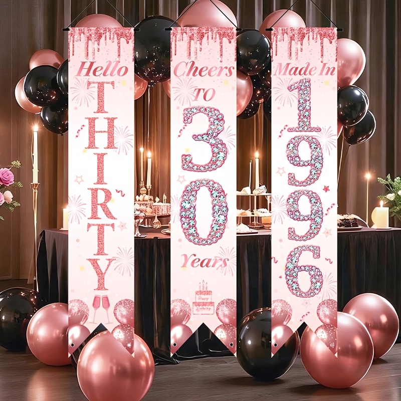 ชุดแบนเนอร์ประตูวันเกิดครบรอบ  - Party Banner Gold บทวิจารณ์และราคา